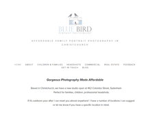 Tablet Screenshot of bluebirdphotography.co.nz